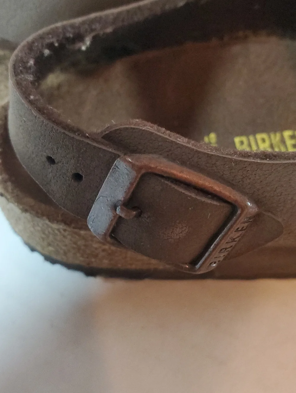 Birkenstock Roma Kids Slingback Sandals, Mocha, size 32 kids, Adjustable buckle